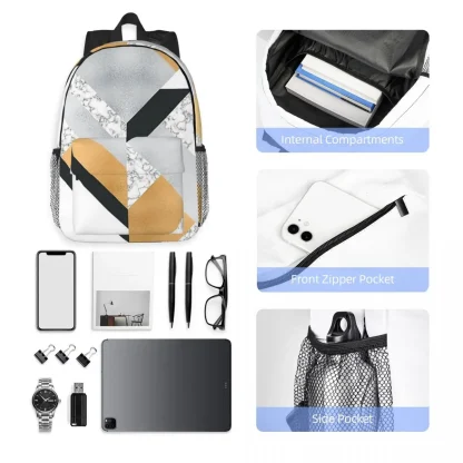 Abstract Print Laptop Bag - Image 6