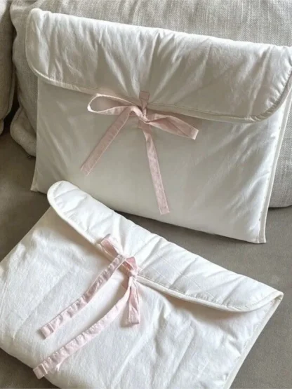 Aesthetic Bowknot Laptop Bag - Image 2