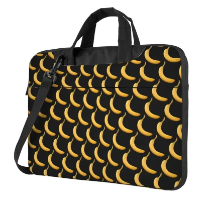 Banana Print Laptop Bag