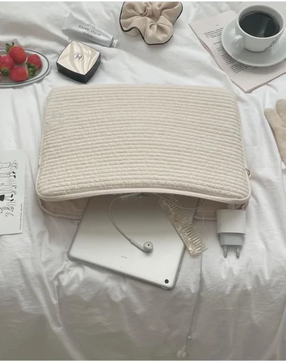 Soft Quilted Laptop Bag - Image 5