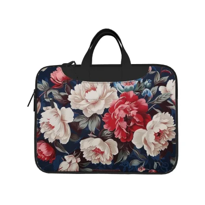 Floral Print Portable Laptop Bag - Image 2