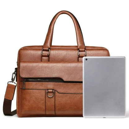 Large Capacity Briefcase Laptop Bag - Image 2
