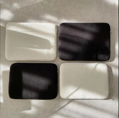 Soft Quilted Laptop Bag - Image 4
