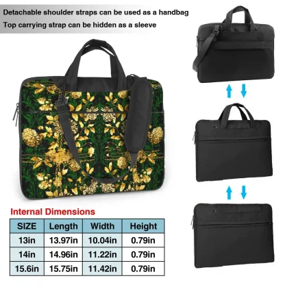 Shockproof Floral Laptop Bag - Image 7