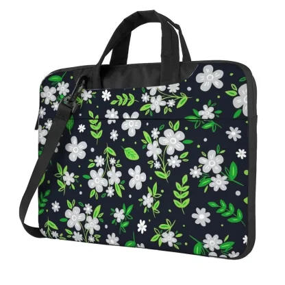 Daisy Print Portable Laptop Bags - Image 4