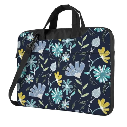 Daisy Print Portable Laptop Bags - Image 5