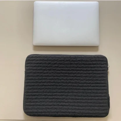 Soft Quilted Laptop Bag - Image 3