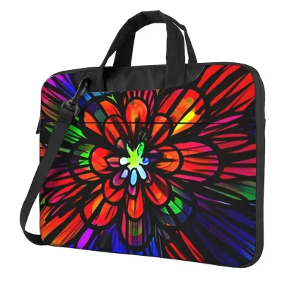 Portable Floral Print Laptop Bags - Image 5