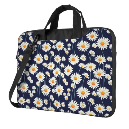 Daisy Print Portable Laptop Bags