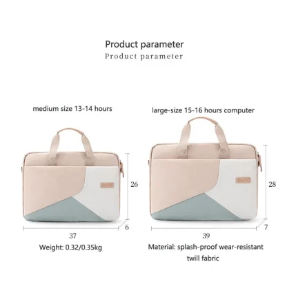 Aesthetic Briefcase Laptop Bag - Image 5