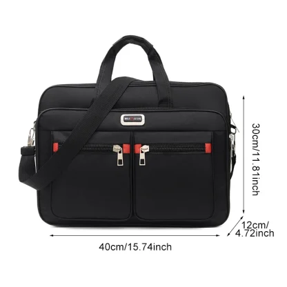 Spacious Multi-pocket Laptop Bag - Image 7
