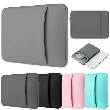 Soft Solid Sleeve Laptop Bags - Image 7