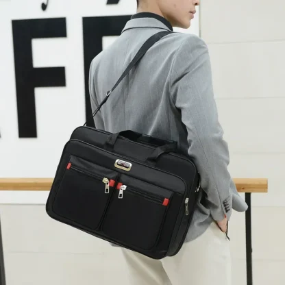 Spacious Multi-pocket Laptop Bag - Image 3