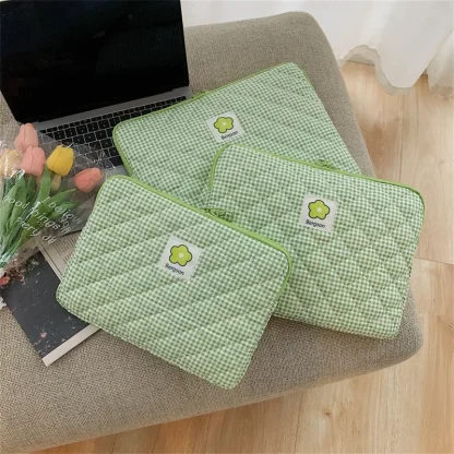 Quilted Floral Laptop Bags - Image 5