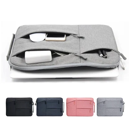Portable Zippered Pocket Laptop Bags