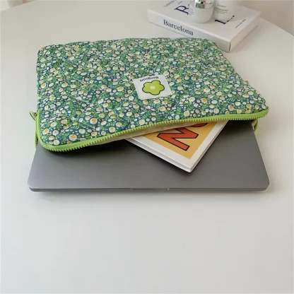 Quilted Floral Laptop Bags - Image 3