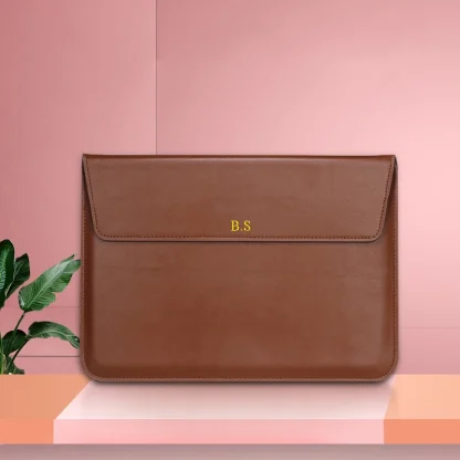 Solid Color Flap Laptop Bags