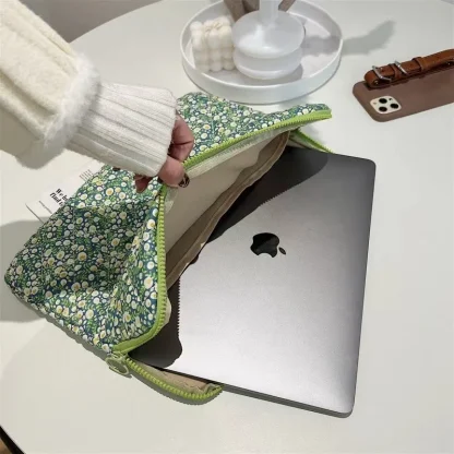 Quilted Floral Laptop Bags - Image 2
