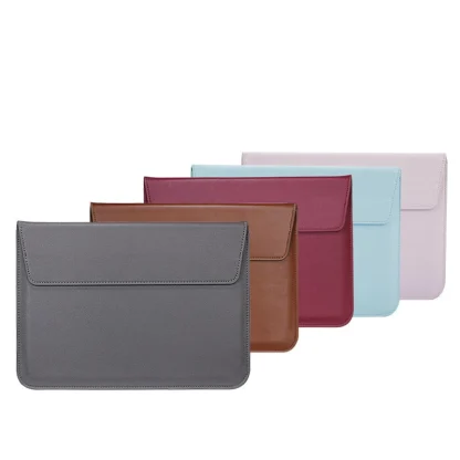 Solid Color Flap Laptop Bags - Image 6