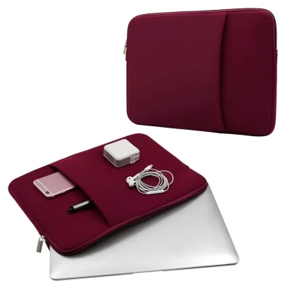 Soft Solid Sleeve Laptop Bags - Image 5