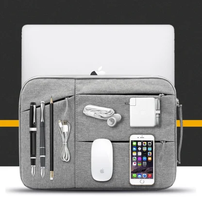 Portable Zippered Pocket Laptop Bags - Image 2