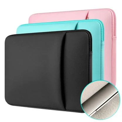 Soft Solid Sleeve Laptop Bags - Image 6